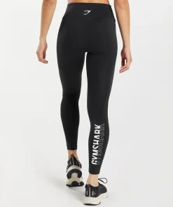 DAMES Gymshark Leggings|Zwarte Leggings*Fraction Leggings
