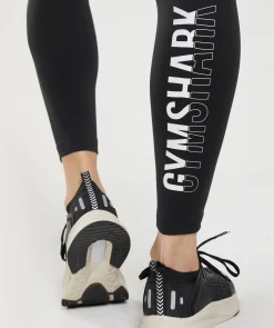 DAMES Gymshark Leggings|Zwarte Leggings*Fraction Leggings