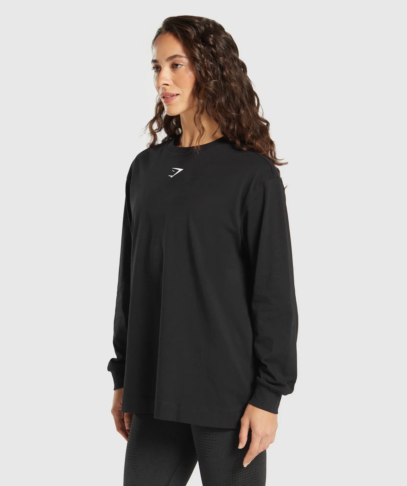 DAMES Gymshark T-shirts*Fraction Long Sleeve T-Shirt