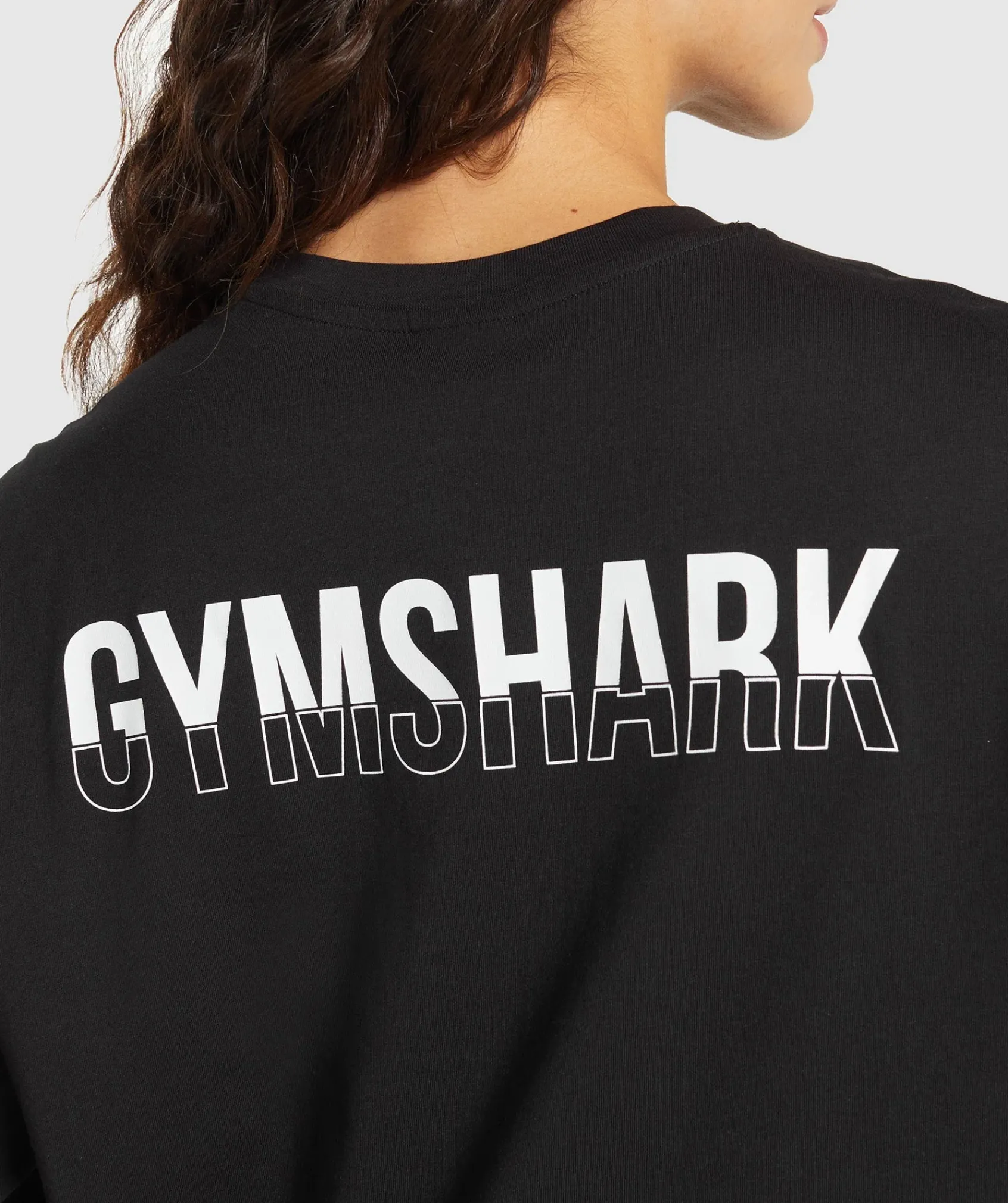 DAMES Gymshark T-shirts*Fraction Long Sleeve T-Shirt