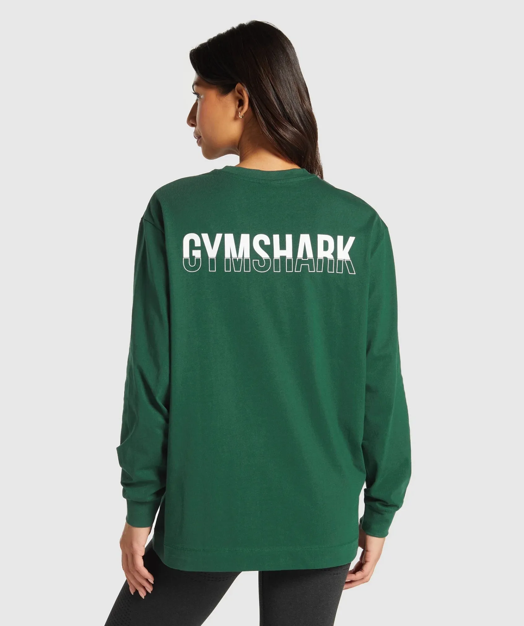 DAMES Gymshark T-shirts*Fraction Long Sleeve T-Shirt