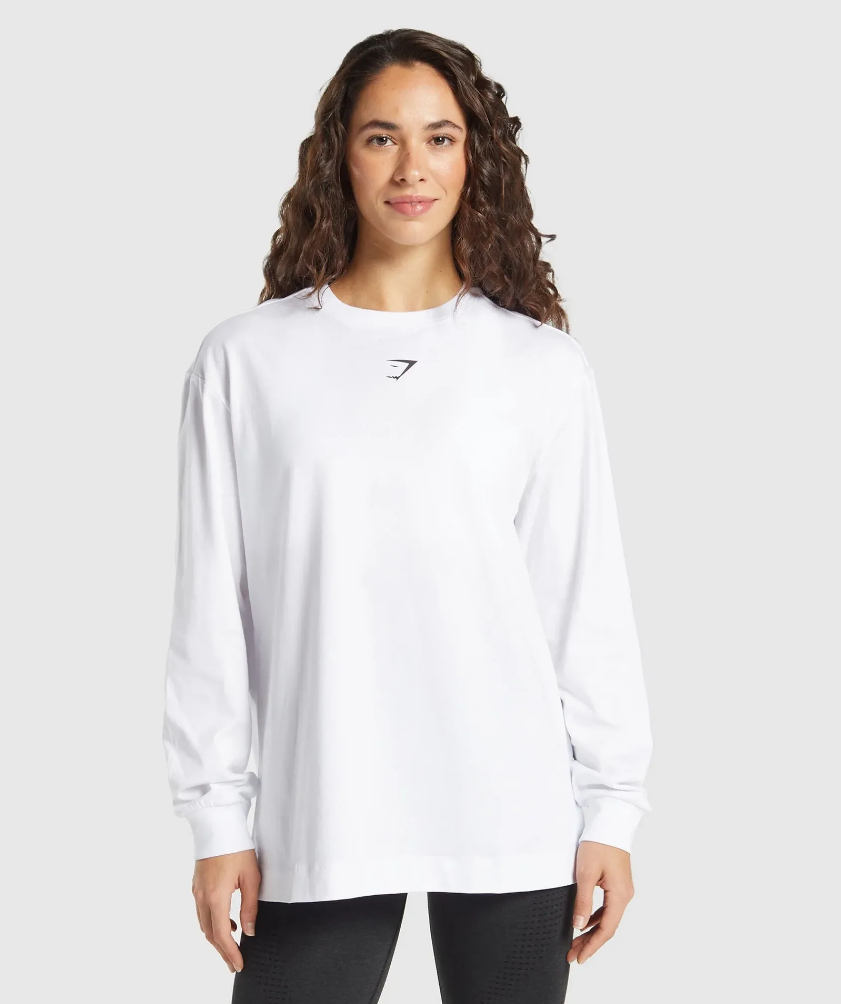 DAMES Gymshark T-shirts*Fraction Long Sleeve T-Shirt