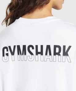 DAMES Gymshark T-shirts*Fraction Long Sleeve T-Shirt