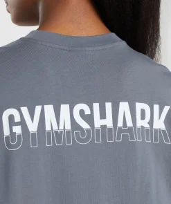 DAMES Gymshark T-shirts*Fraction Oversized T-Shirt