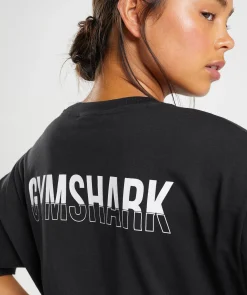 DAMES Gymshark Bedekkende Sportkleding|T-shirts*Fraction Oversized T-Shirt