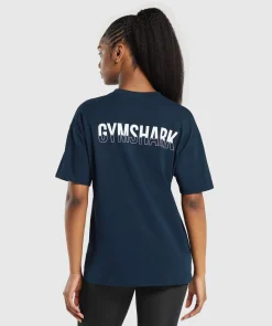 DAMES Gymshark Bedekkende Sportkleding|T-shirts*Fraction Oversized T-Shirt