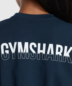 DAMES Gymshark Bedekkende Sportkleding|T-shirts*Fraction Oversized T-Shirt