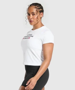 DAMES Gymshark Croptops|T-shirts*Future Weightlifting Champ Baby Tee