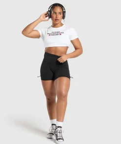 DAMES Gymshark Croptops|T-shirts*Future Weightlifting Champ Baby Tee