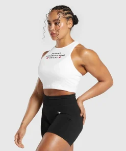 DAMES Gymshark Croptops|Tanktops*Future Weightlifting Champ Crop Tank