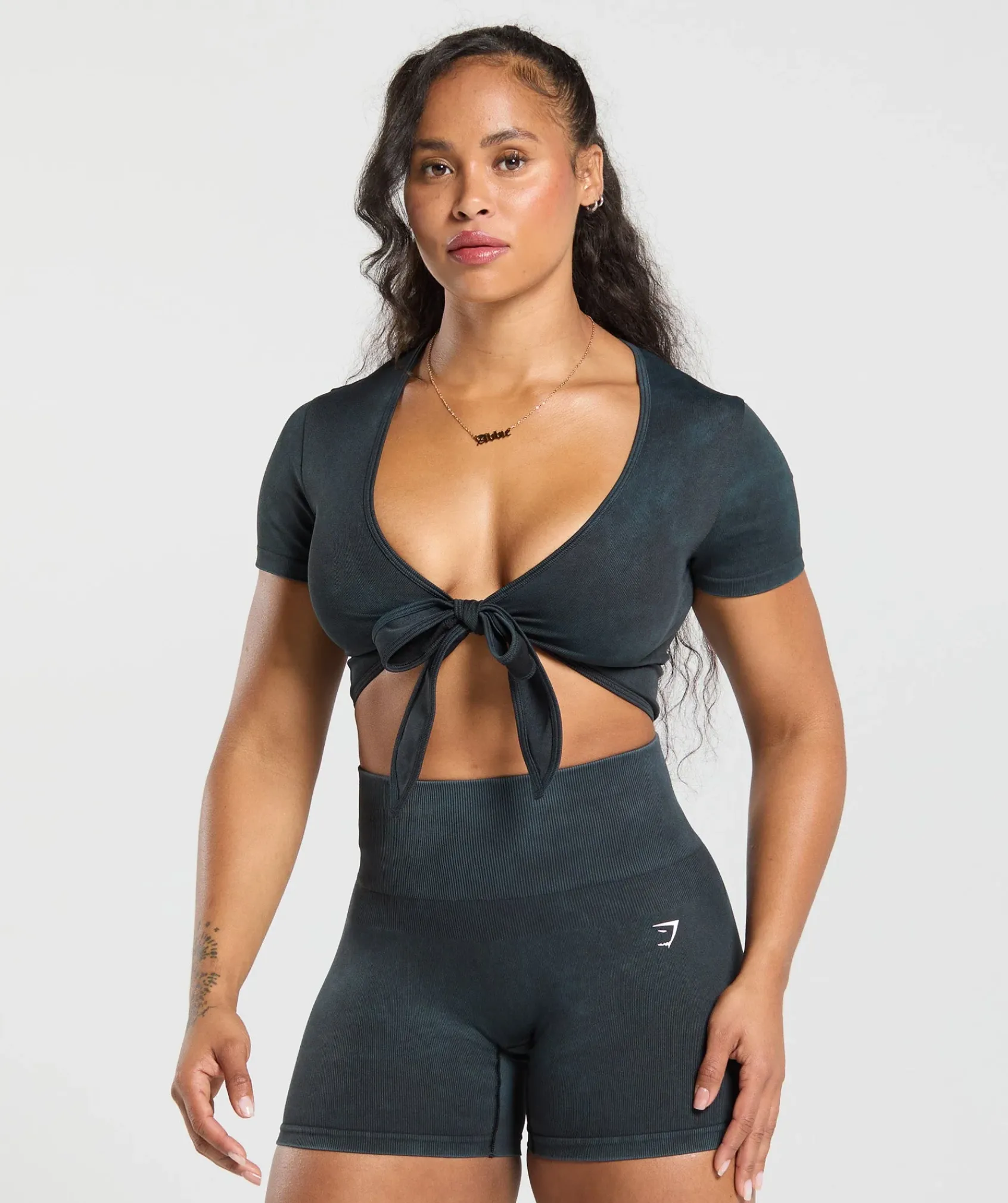 DAMES Gymshark Croptops|T-shirts*Gains Seamless Crop Top