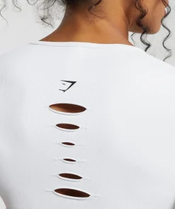 DAMES Gymshark Croptops|T-shirts*Gains Seamless Fitted Crop Top