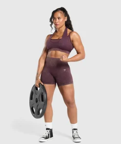 DAMES Gymshark Shorts*Gains Seamless Plain Shorts