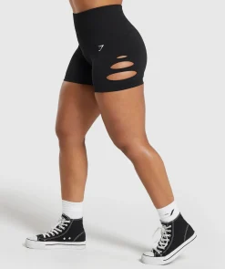 DAMES Gymshark Shorts*Gains Seamless Ripped Shorts