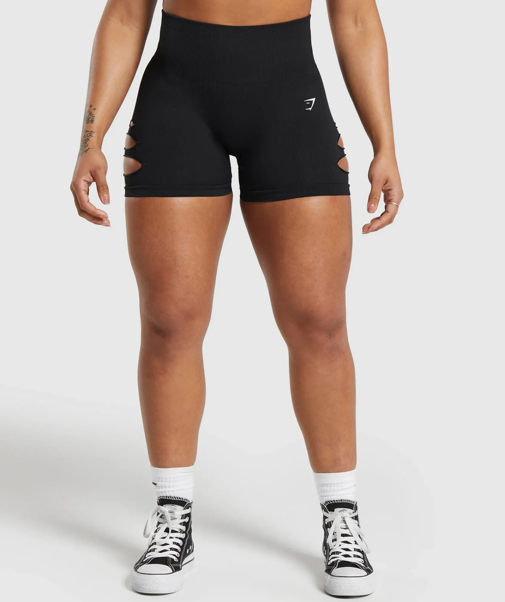 DAMES Gymshark Shorts*Gains Seamless Ripped Shorts
