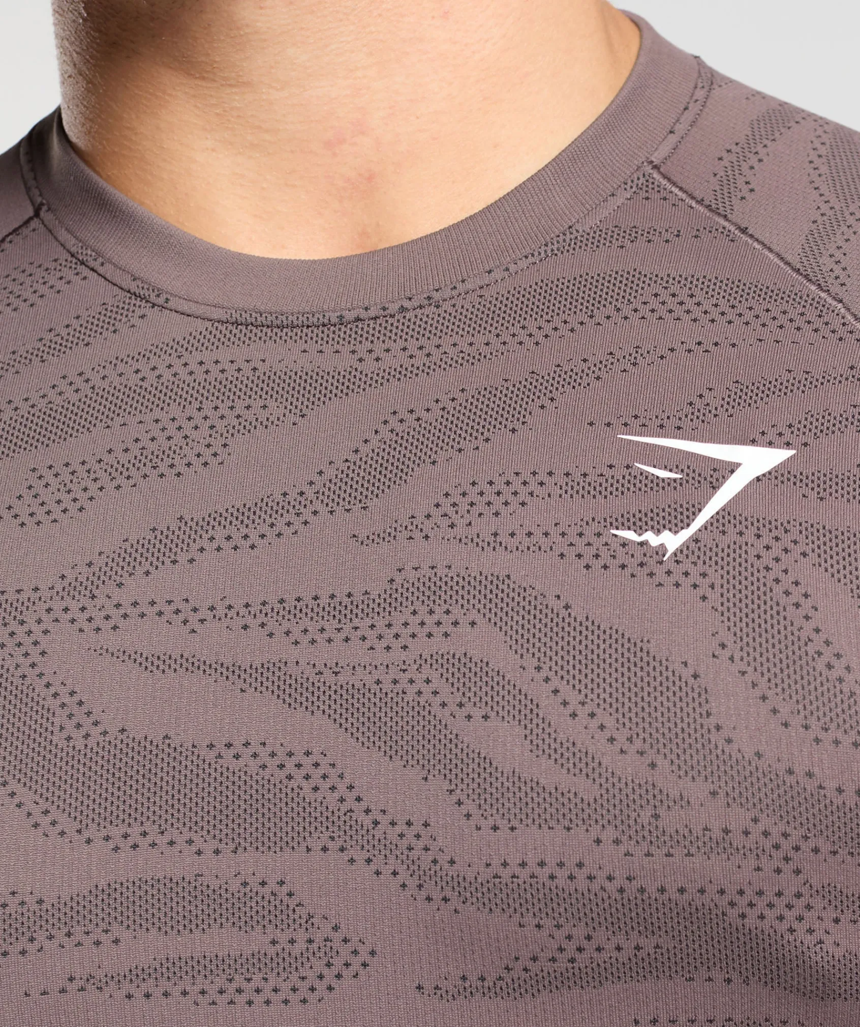 Heren Gymshark T-shirts*Geo Animal Seamless Long Sleeve T-Shirt