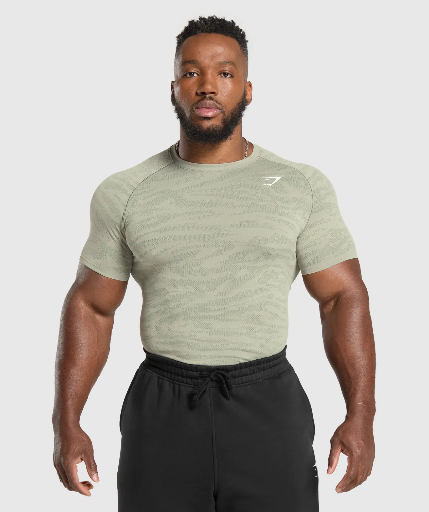 Heren Gymshark T-shirts*Geo Animal Seamless T-Shirt
