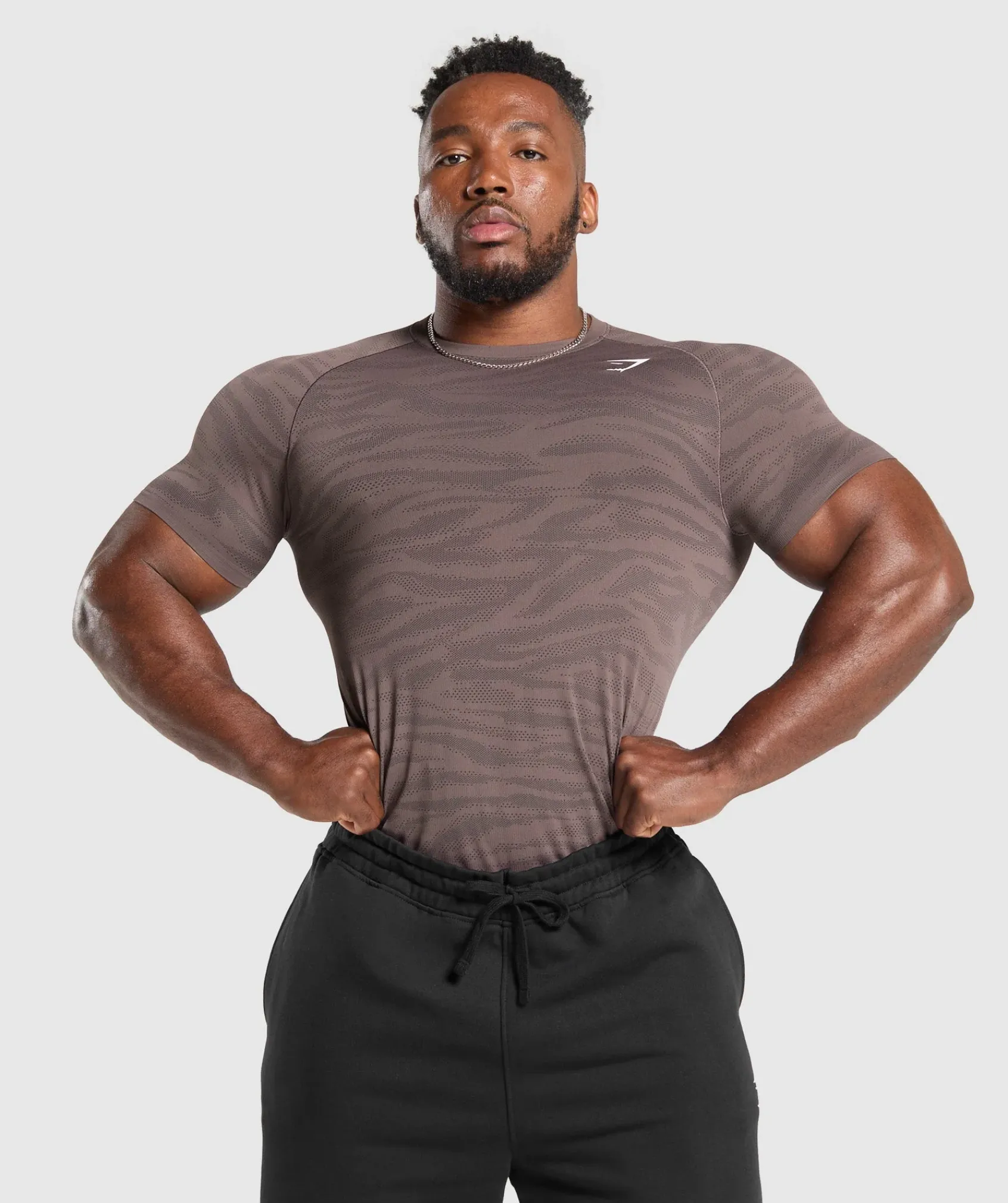 Heren Gymshark T-shirts*Geo Animal Seamless T-Shirt