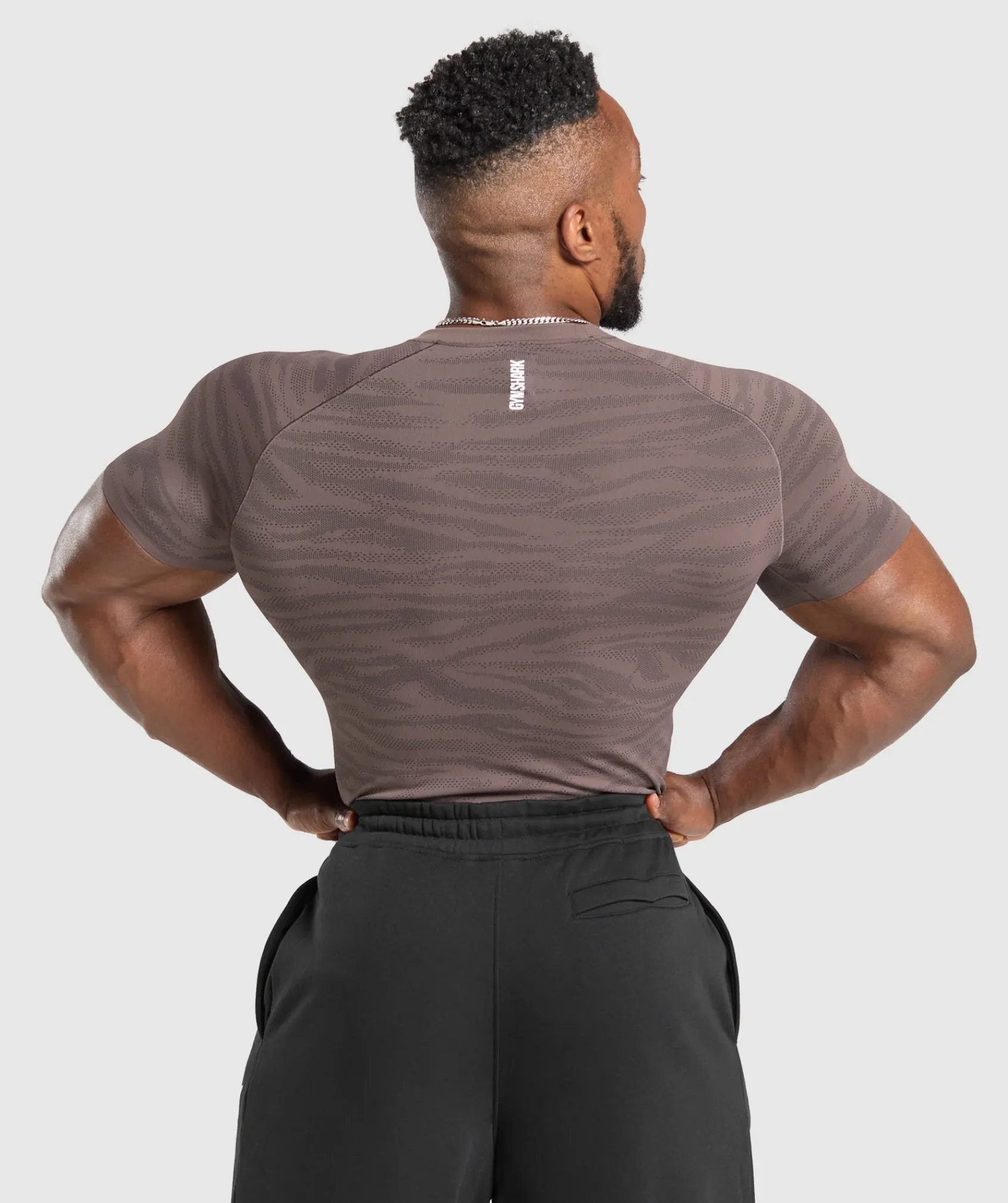 Heren Gymshark T-shirts*Geo Animal Seamless T-Shirt