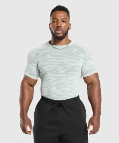 Heren Gymshark T-shirts*Geo Animal Seamless T-Shirt