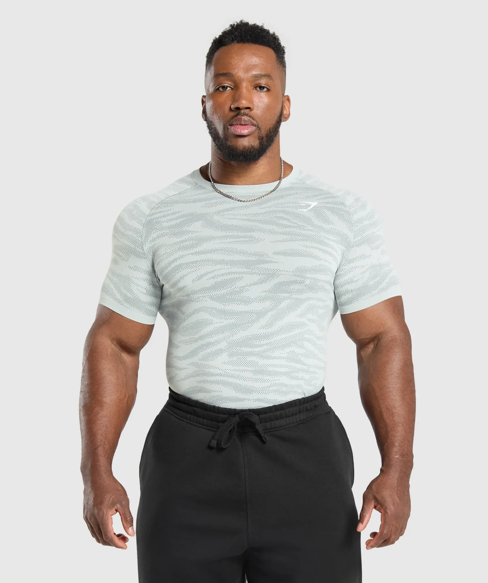 Heren Gymshark T-shirts*Geo Animal Seamless T-Shirt