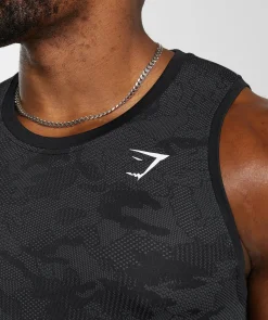 Heren Gymshark Tanktops|T-shirts*Geo Seamless Tank