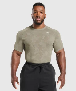 Heren Gymshark T-shirts*Geo Seamless T-Shirt