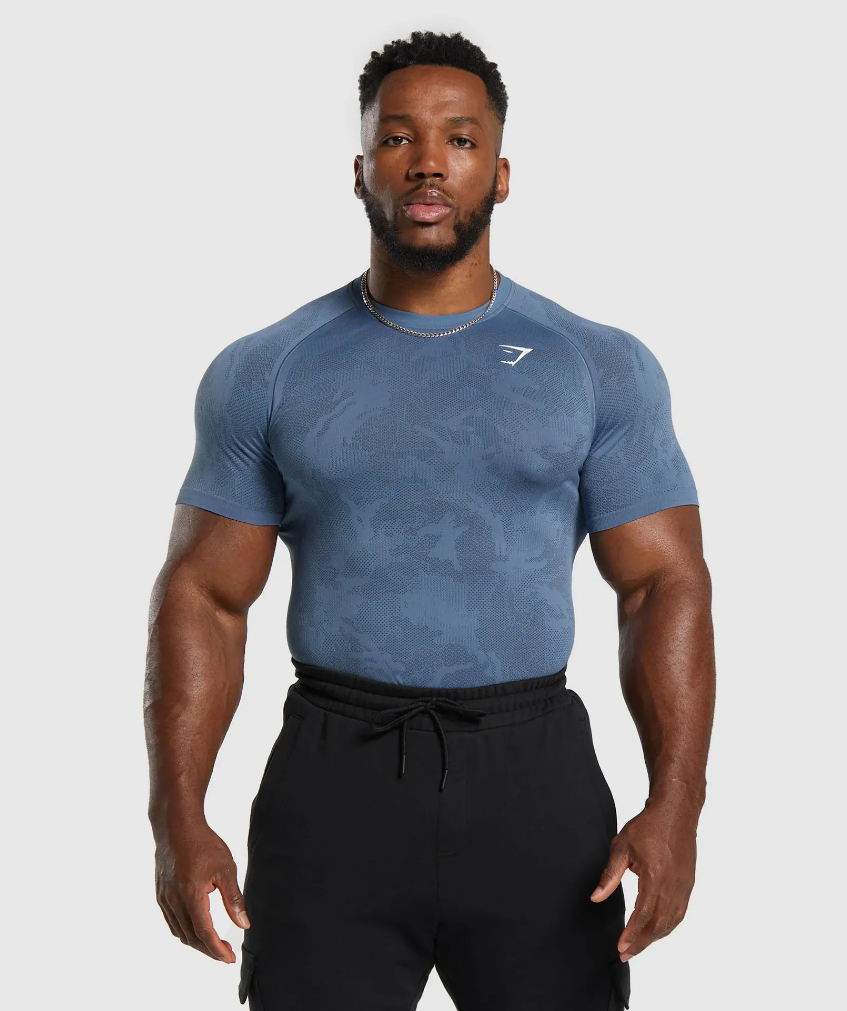 Heren Gymshark T-shirts*Geo Seamless T-Shirt