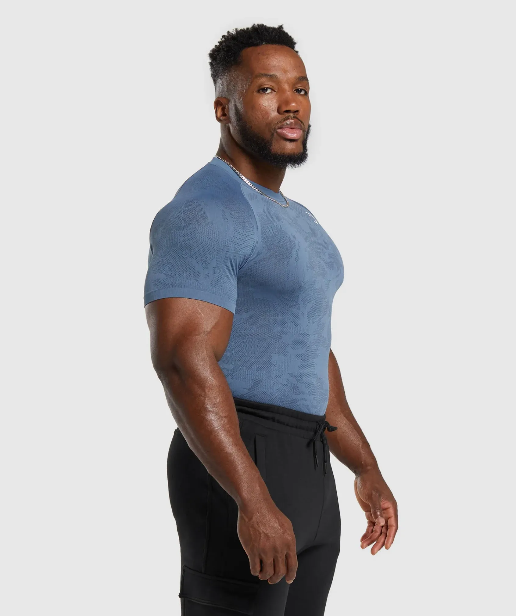 Heren Gymshark T-shirts*Geo Seamless T-Shirt