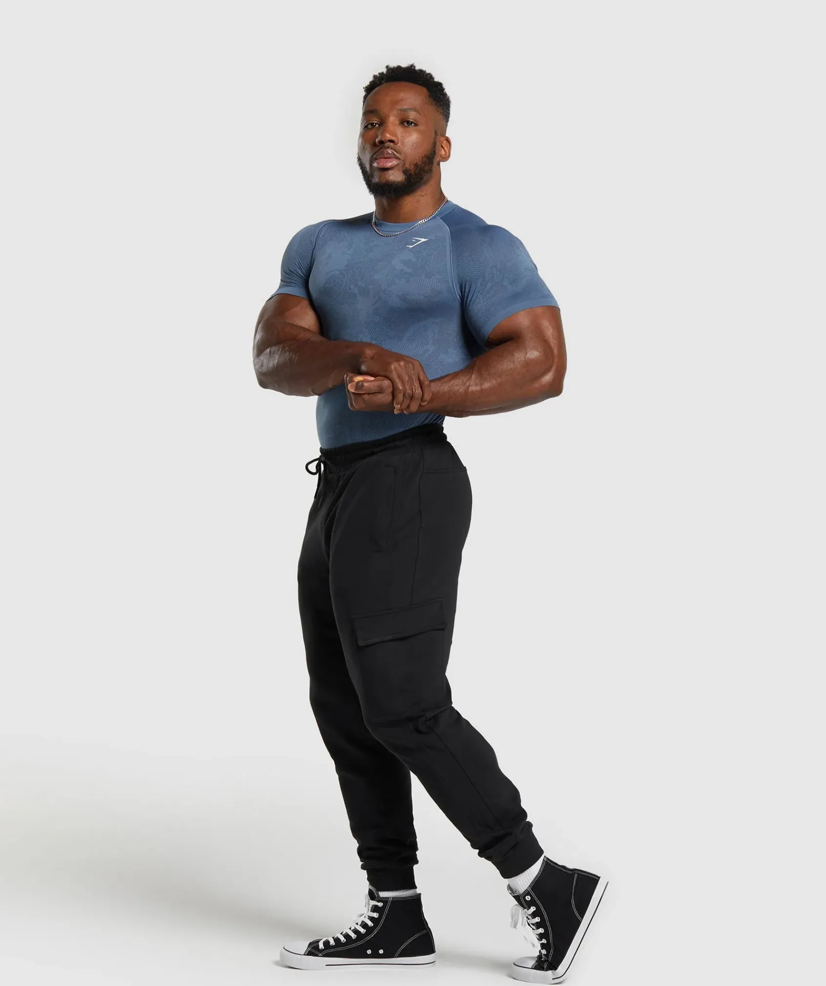 Heren Gymshark T-shirts*Geo Seamless T-Shirt