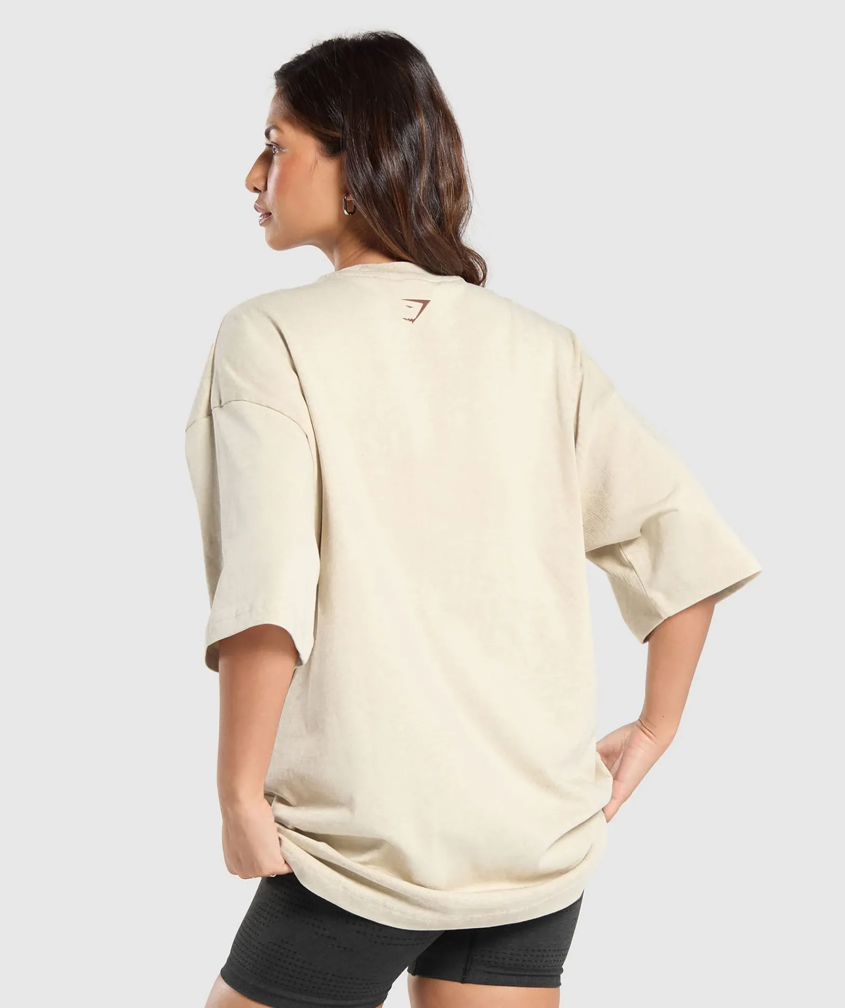 DAMES Gymshark T-shirts*Graphic Collegiate Oversized T Shirt