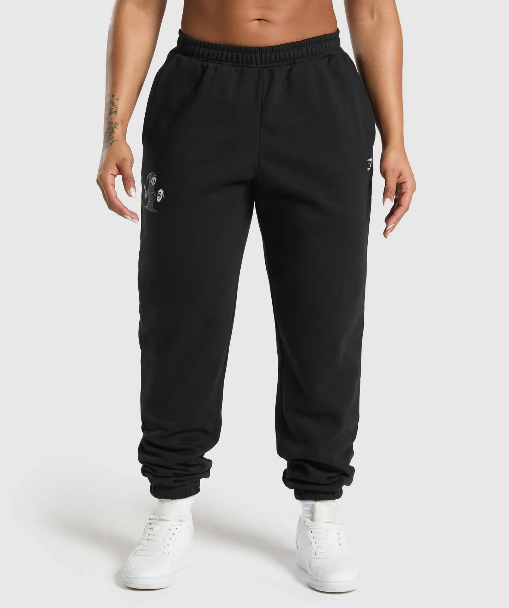 DAMES Gymshark Joggingbroeken*Graphic Reaper Oversized Joggers
