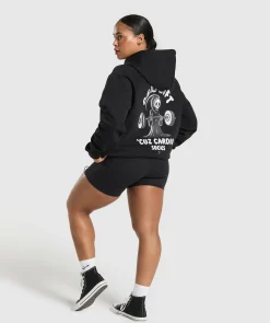 DAMES Gymshark Hoodies & Truien*Graphic Reaper Oversized Hoodie