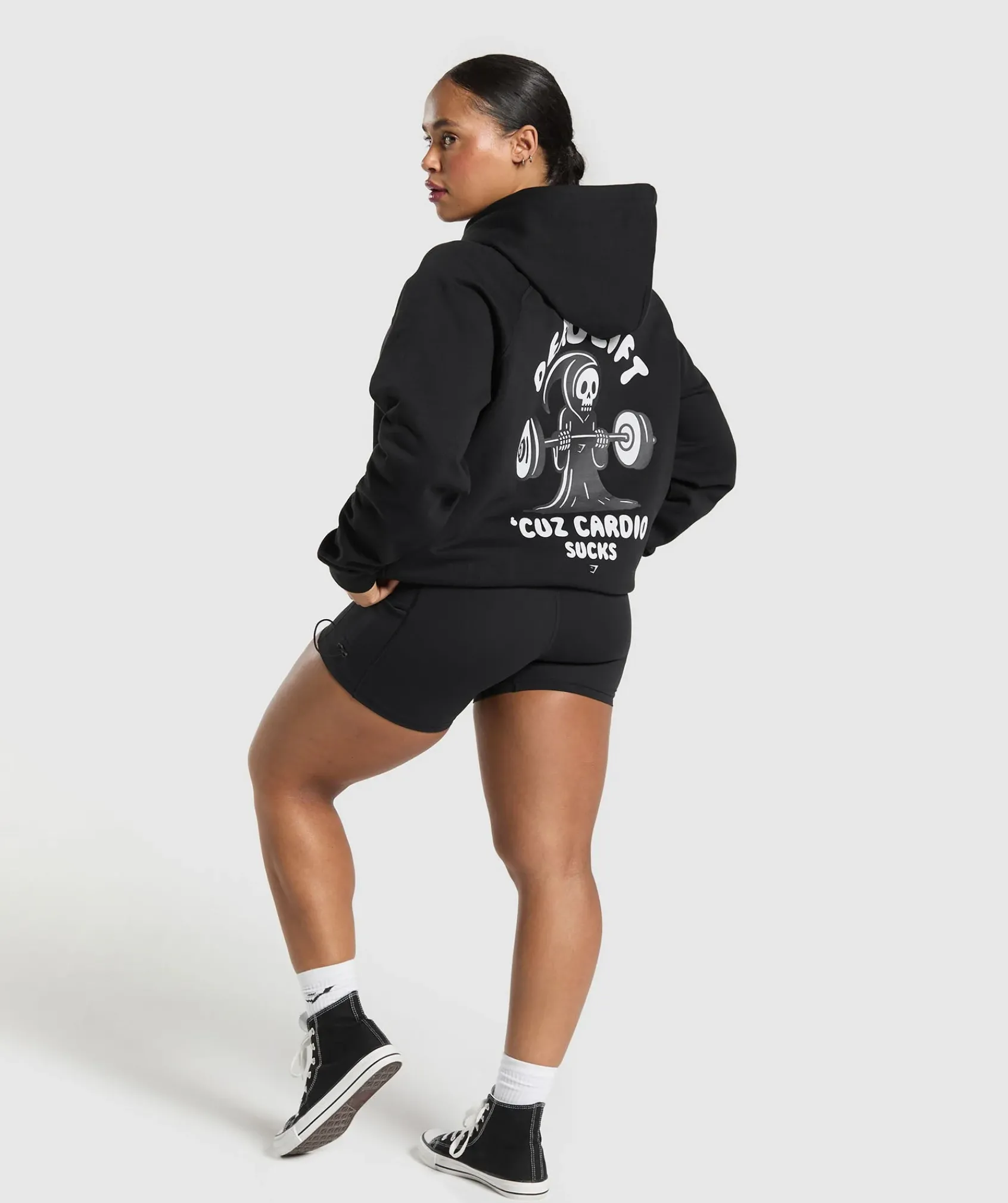 DAMES Gymshark Hoodies & Truien*Graphic Reaper Oversized Hoodie