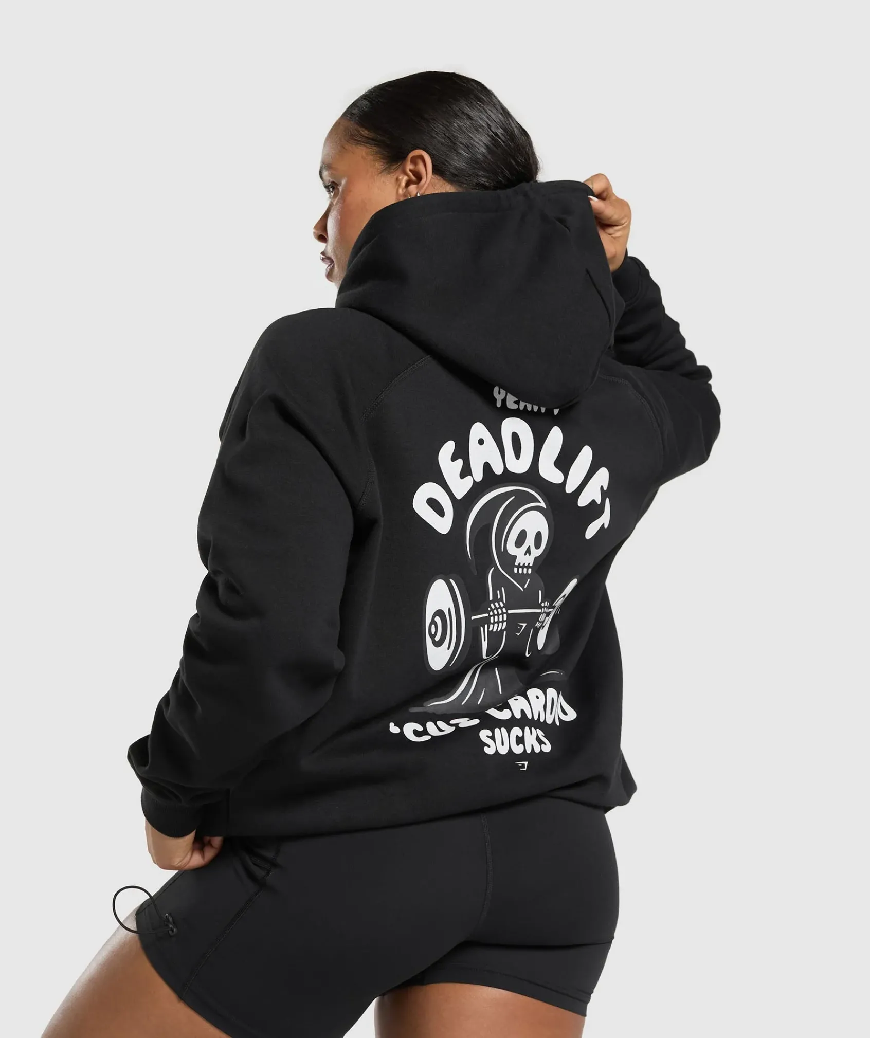 DAMES Gymshark Hoodies & Truien*Graphic Reaper Oversized Hoodie