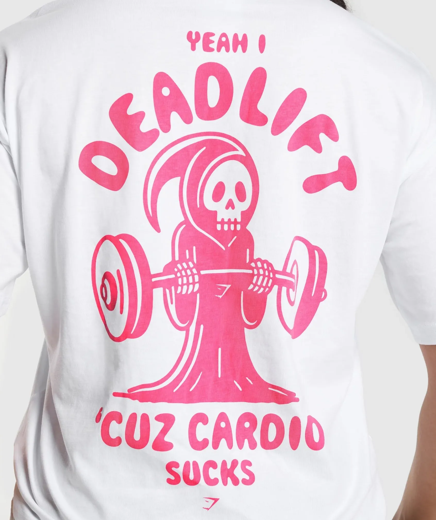 DAMES Gymshark T-shirts*Graphic Reaper Oversized Tee
