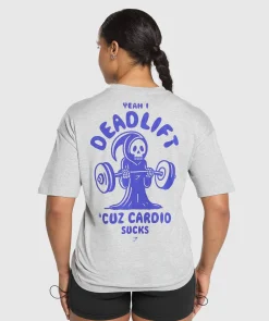 DAMES Gymshark T-shirts*Graphic Reaper Oversized Tee