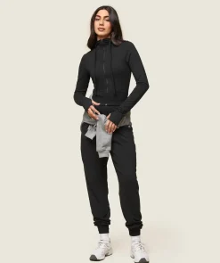 DAMES Gymshark Bedekkende Sportkleding|Sportjacks*GS x Leana Deeb Hooded Midi Top