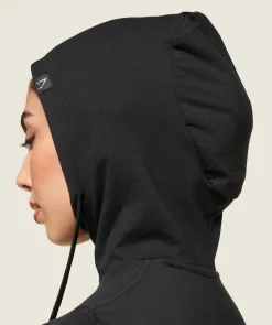 DAMES Gymshark Bedekkende Sportkleding|Sportjacks*GS x Leana Deeb Hooded Midi Top