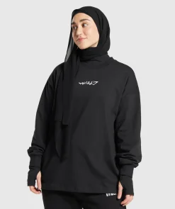 DAMES Gymshark Bedekkende Sportkleding|T-shirts*GS X Leana Deeb Oversized Long Sleeve Top