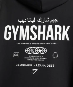 DAMES Gymshark Bedekkende Sportkleding|Hoodies & Truien*GS X Leana Deeb Oversized Graphic Hoodie