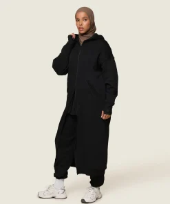 DAMES Gymshark Bedekkende Sportkleding|Sportjacks*GS x Leana Deeb Oversized Longline Zip Through