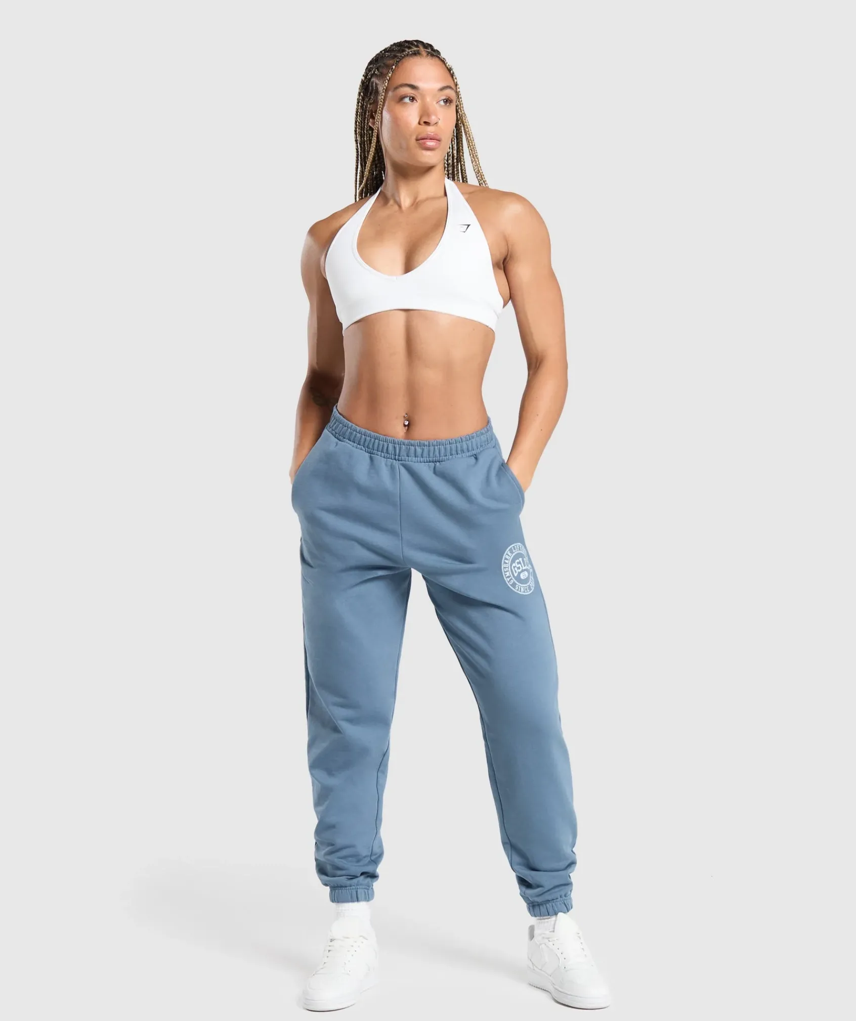 DAMES Gymshark Joggingbroeken*GSLC Weight Graphic Pants