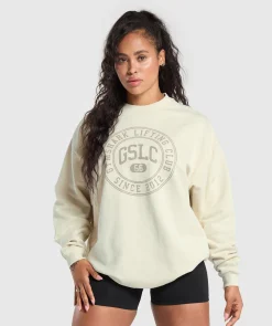 DAMES Gymshark Hoodies & Truien*GSLC Weight Graphic Sweater