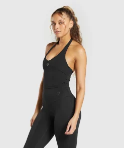 DAMES Gymshark Croptops|Tanktops*Halter Neck Cami with Shelf