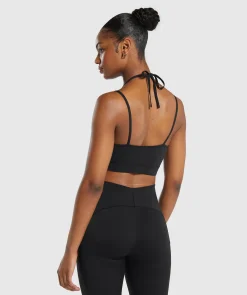 DAMES Gymshark Croptops|T-shirts*Halterneck Crop Cami Tank
