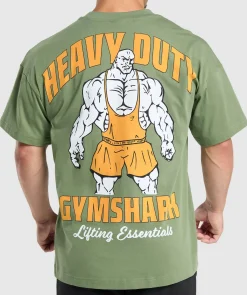 Heren Gymshark T-shirts*Heavy Duty Lifter T-Shirt