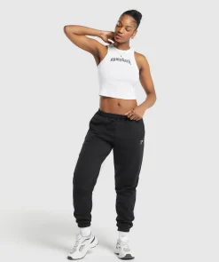 DAMES Gymshark Croptops|Tanktops*Heavy Flex Graphic Midi Tank