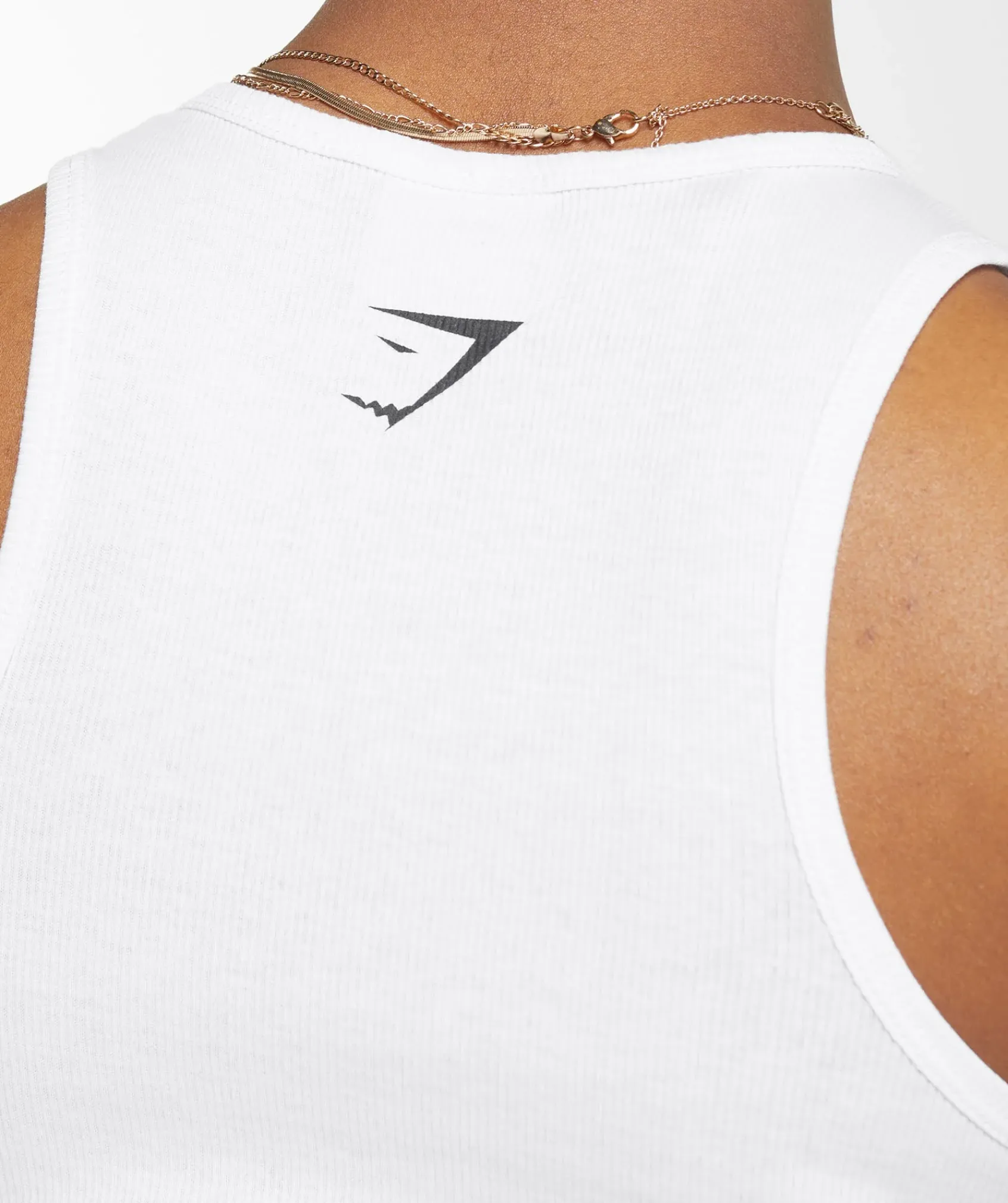 DAMES Gymshark Croptops|Tanktops*Heavy Flex Graphic Midi Tank