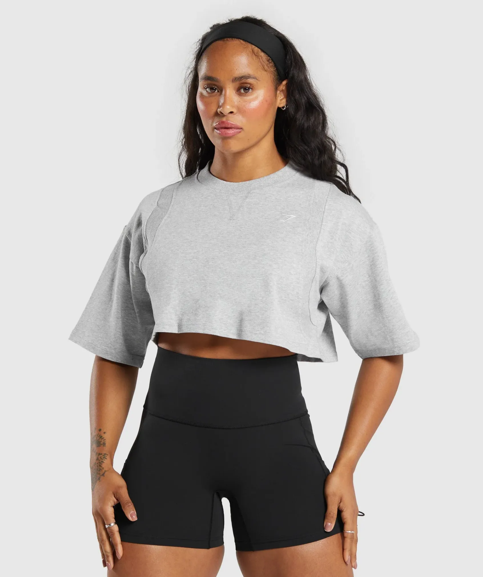 DAMES Gymshark Croptops|T-shirts*Heavyweight Cotton Crop T-Shirt